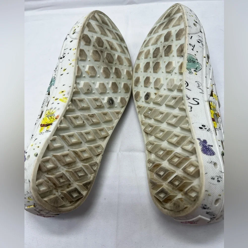 Daniel Johnston Vans Slip On Trek Slides ( Austin TX release only) (MB2) RARE